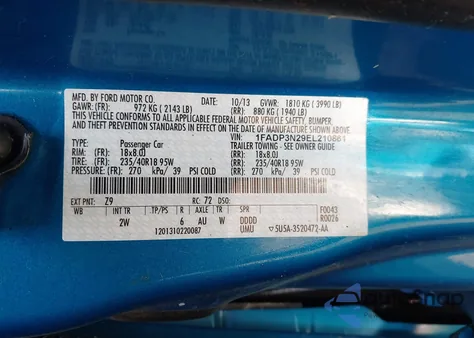 2014 Ford Focus Titanium из США, поврежденный, VIN 1FADP3N29EL210861